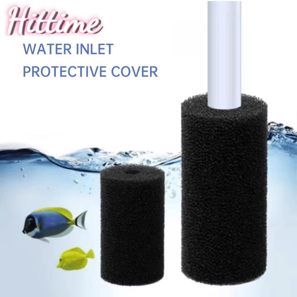 HITTIME 4 ชิ้นกรองฟองน้ําตลับหมึกเปลี่ยน Mini Multi-Layer Air ปั๊ม Pre-Filter Aquarium เครื่องกรองน้