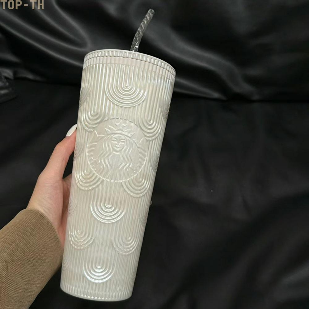 700ml Reusable Straw Cup Featuring For Aurora and Siren Mermaid Artwork