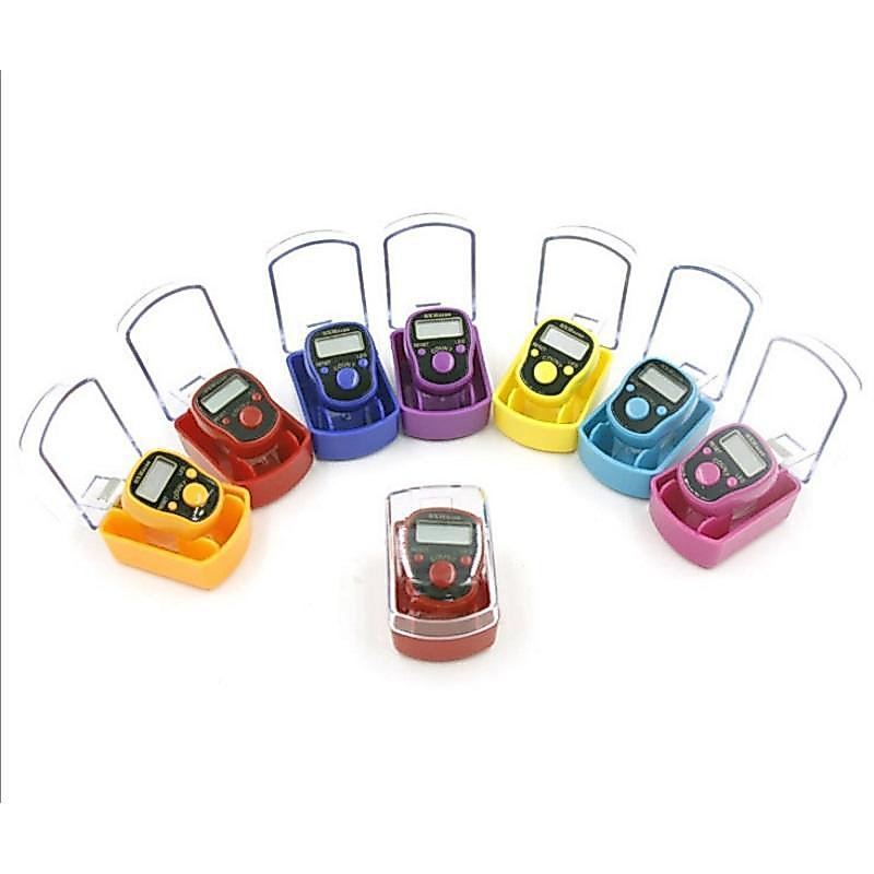 [SUN} 5 หลัก LED Tally Counter Finger Ring Hand Tally Counter Digital Timers