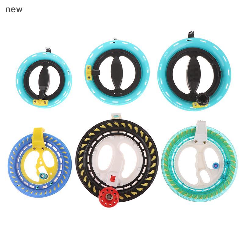 <kexiubbb> 1 ชิ้นกลางแจ้งรอบจับสีฟ้าสําหรับ Fying Kites 100-400M Kite Reel Winder Fire ล้อ String Flying Handle เครื่องมือ Twisted String Line ใหม่