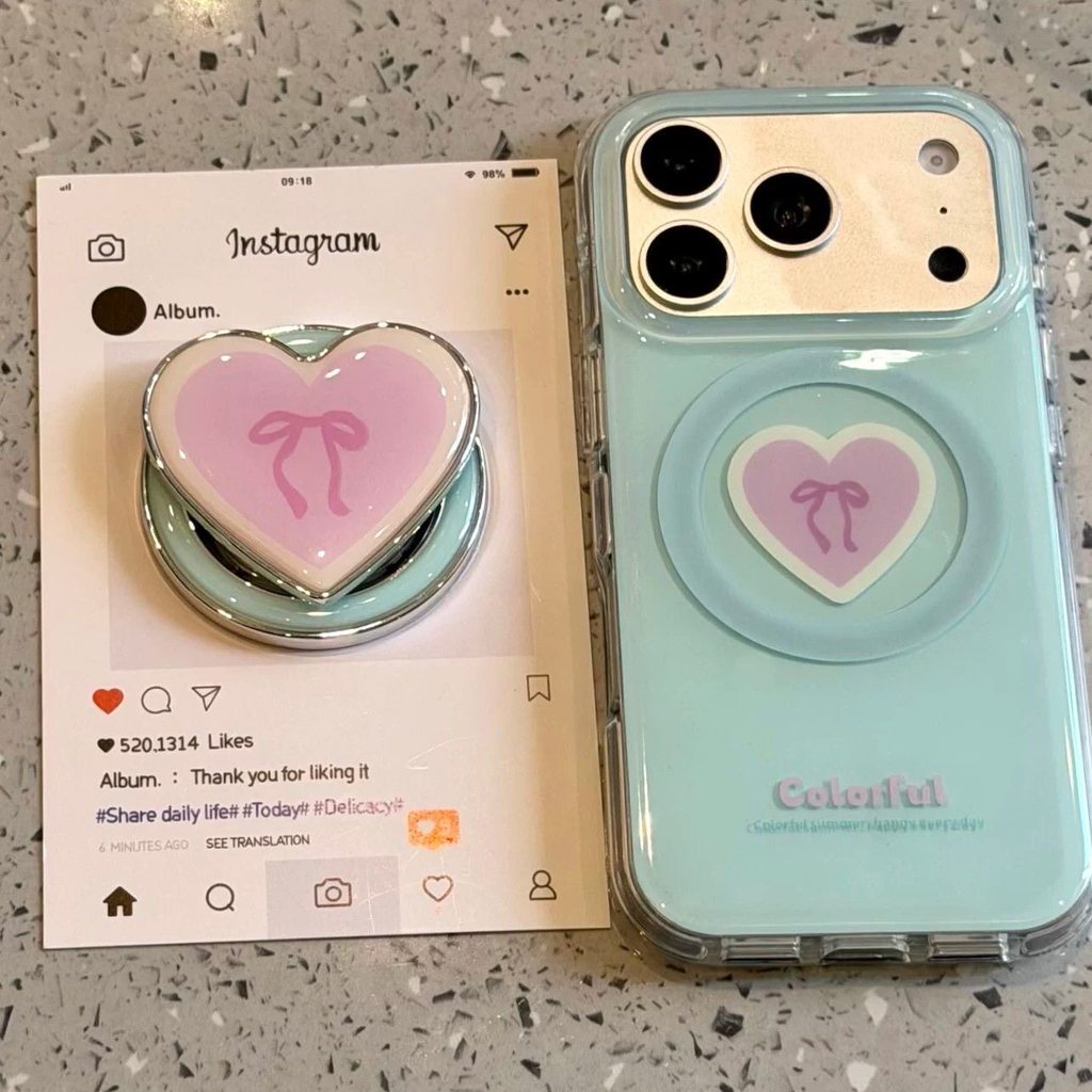 Mint Green Bow พับแม่เหล็กที่ใช้งานได้ Samsung s26ultra เคสโทรศัพท์ s25fe/s24+/ s23fe สไตล์ใหม่ a17a16a15a14 กันกระแทก a57a56a52a53 รวมทุกอย่าง