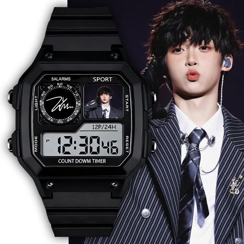 Ziyu นาฬิกานักเรียนมัธยมต้น Campus ผู้ชายผู้หญิงมีนาฬิกาปลุก Mute Luminous Multi-Function Ziyu นาฬิก