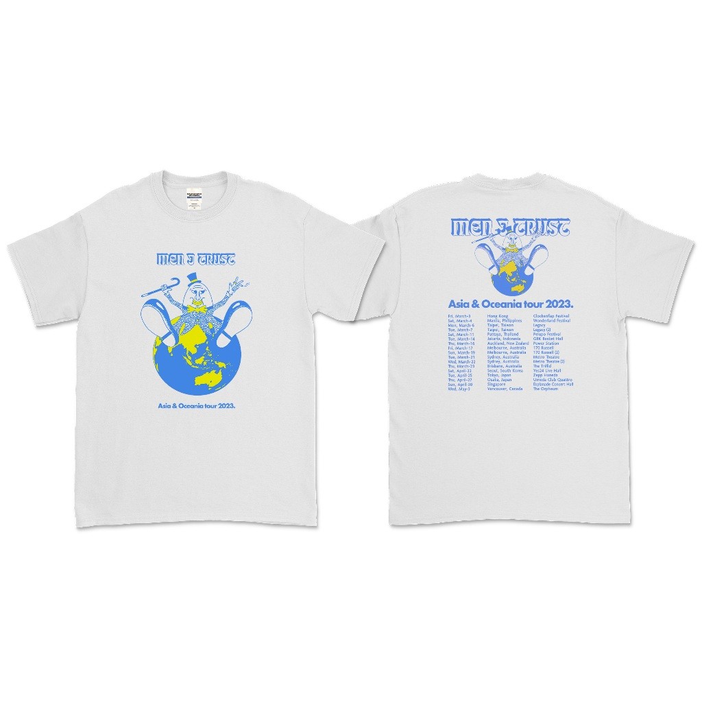 MEN I TRUST - เสื้อยืด ASIA & OCEANIA TOUR 2023 (FRONT BACK)