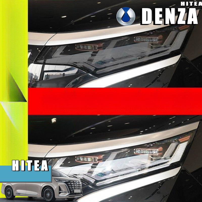 เหมาะสําหรับ DENZA D9 Blackened ไฟหน้าฟิล์ม BYD DENZA Body Kit BYD D9 EV อุปกรณ์ตกแต่งรถยนต์ DR93