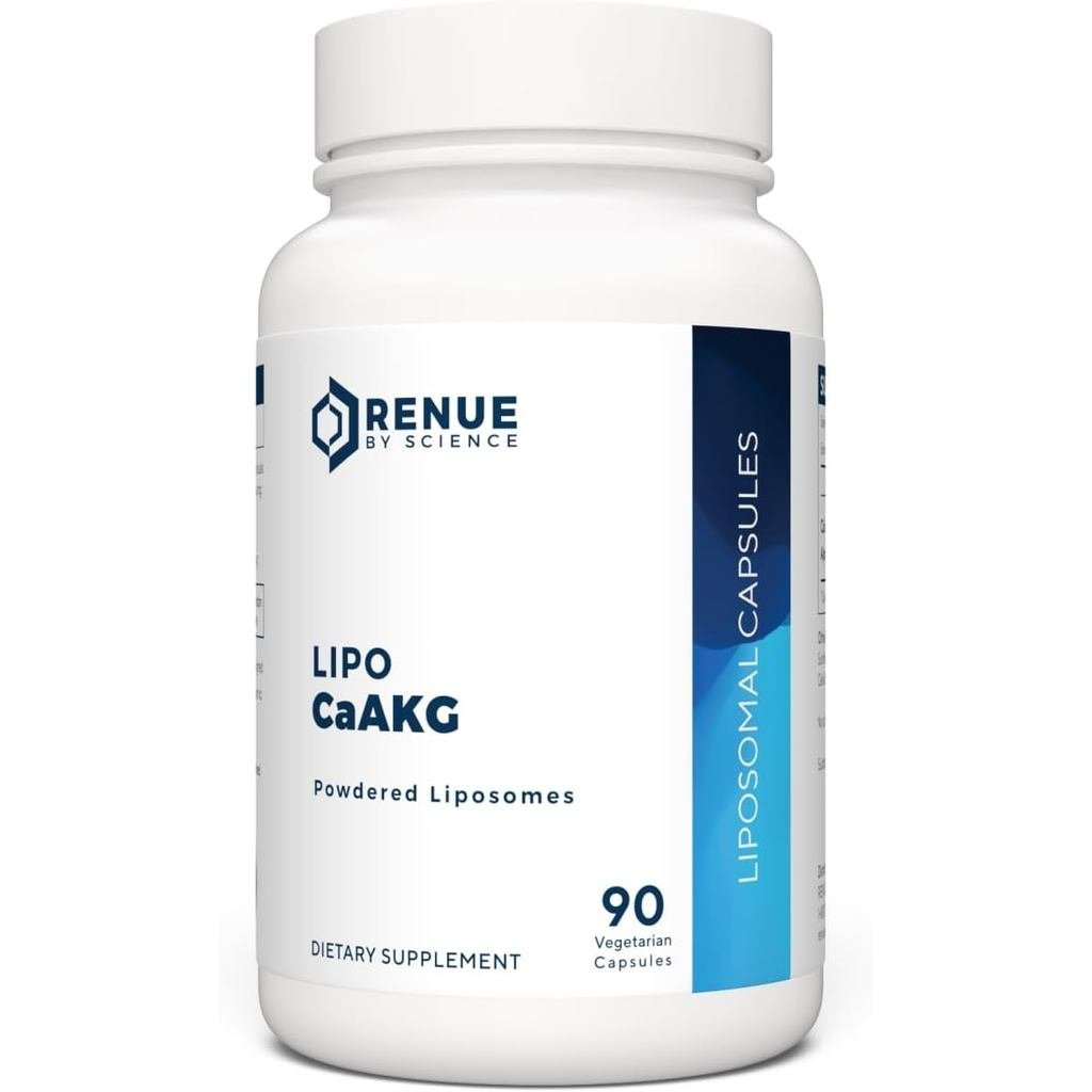 Renue By Science CA AKG  |  Liposomal แคลเซียม AKG | 90 แคปซูลแคลเซียม AlphaKetoglutrate 300 มก. CA 