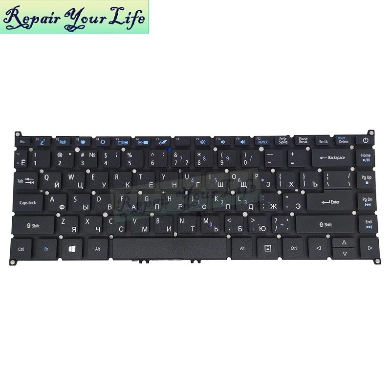 US ภาษาอังกฤษ RU รัสเซียคีย์บอร์ดสําหรับ Acer TravelMate P214 TMP214-53 TMP214-52 TMB114-21 TMP214-5