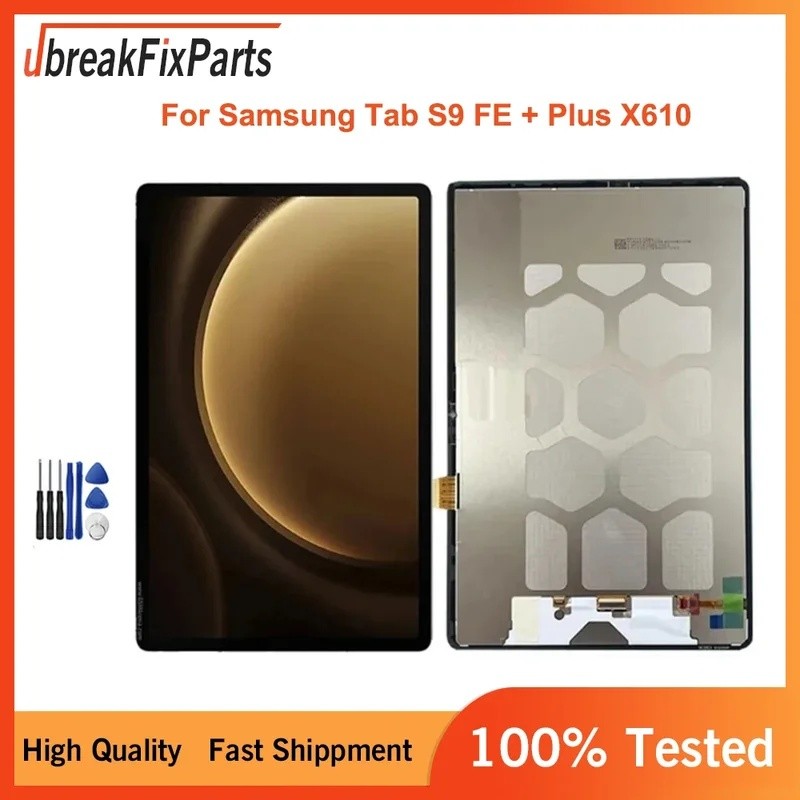 X610 X616 SM-X610 SM-X616B Lcd สําหรับ Samsung Tab S9 FE + Plus X610 จอแสดงผล Touch Screen Digitizer