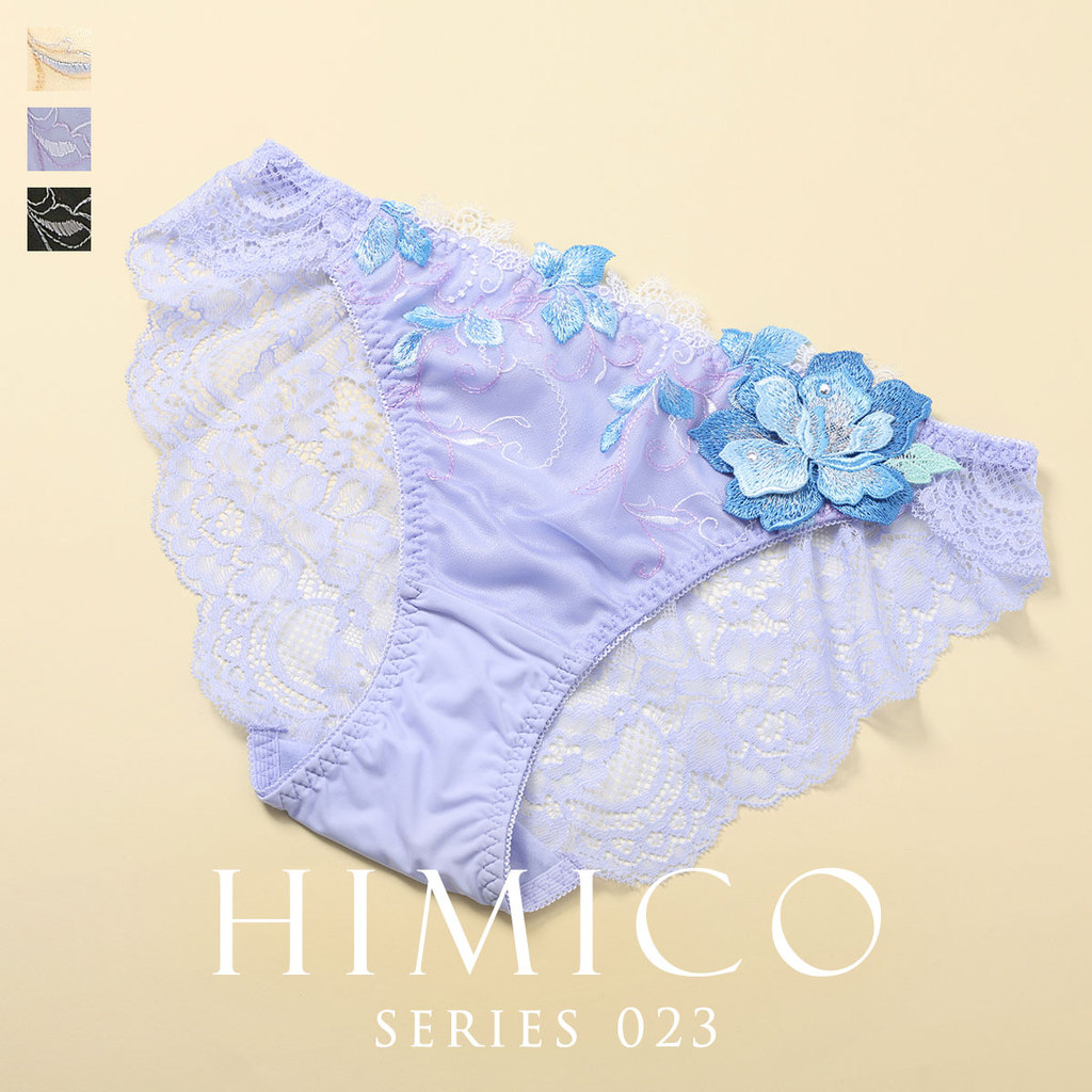 HIMICO 023 Magnolia Carina กางเกงในลูกไม้ด้านหลัง (M-L)(C2224HM023NS)(ส่งตรงจากญี่ปุ่น)1