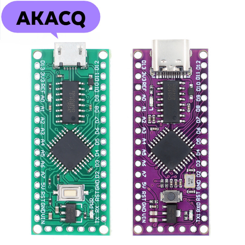 LGT8F328P-LQFP32 MiniEVB TYPE-C MICRO USB ใช้งานร่วมกับ ATMEGA328 Nano V3.0 LGT8F328P CH340C/ HT42B5