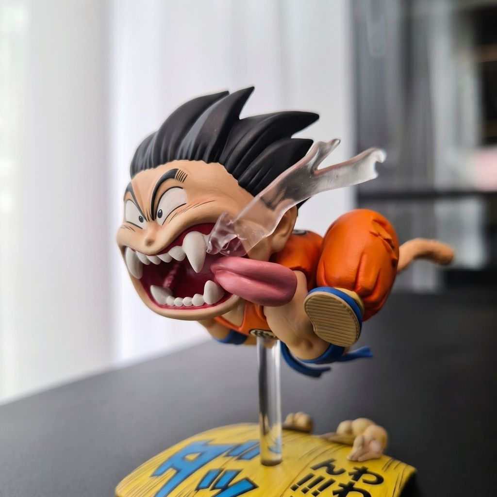 Gk White Model Son Goku Wang Wang Crazy Bark Fist Crazy Ben Style Dragon Ball Akira Toriyama gk Resi