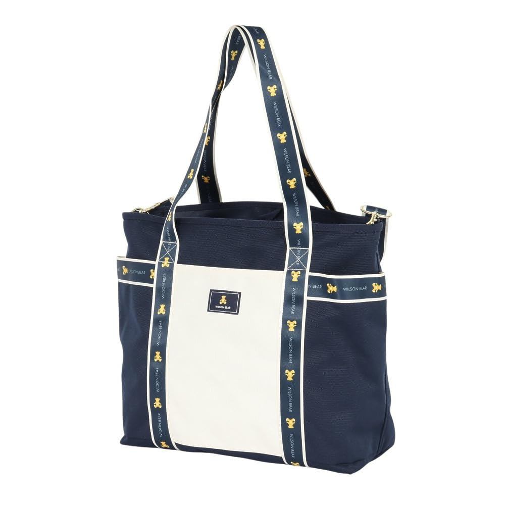 กระเป๋าโท้ท Wilson Bear JPN Collection 2025 สีกรมท่า | Wilson Bear JPN Collection Tote 2025, Navy