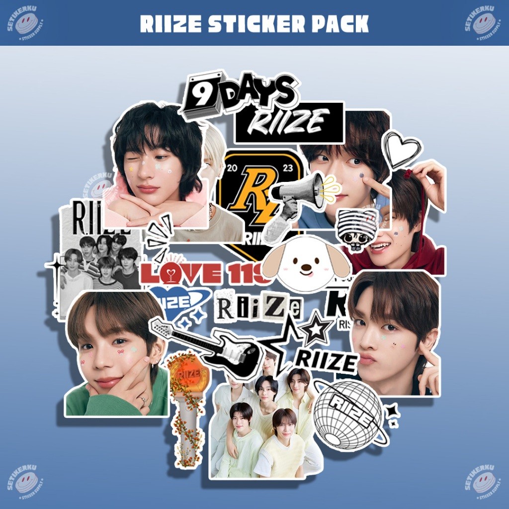 ชุดสติ๊กเกอร์ RIZE 26 ชิ้น | สติ๊กเกอร์ riize kpop AMR สติ๊กเกอร์ความงาม