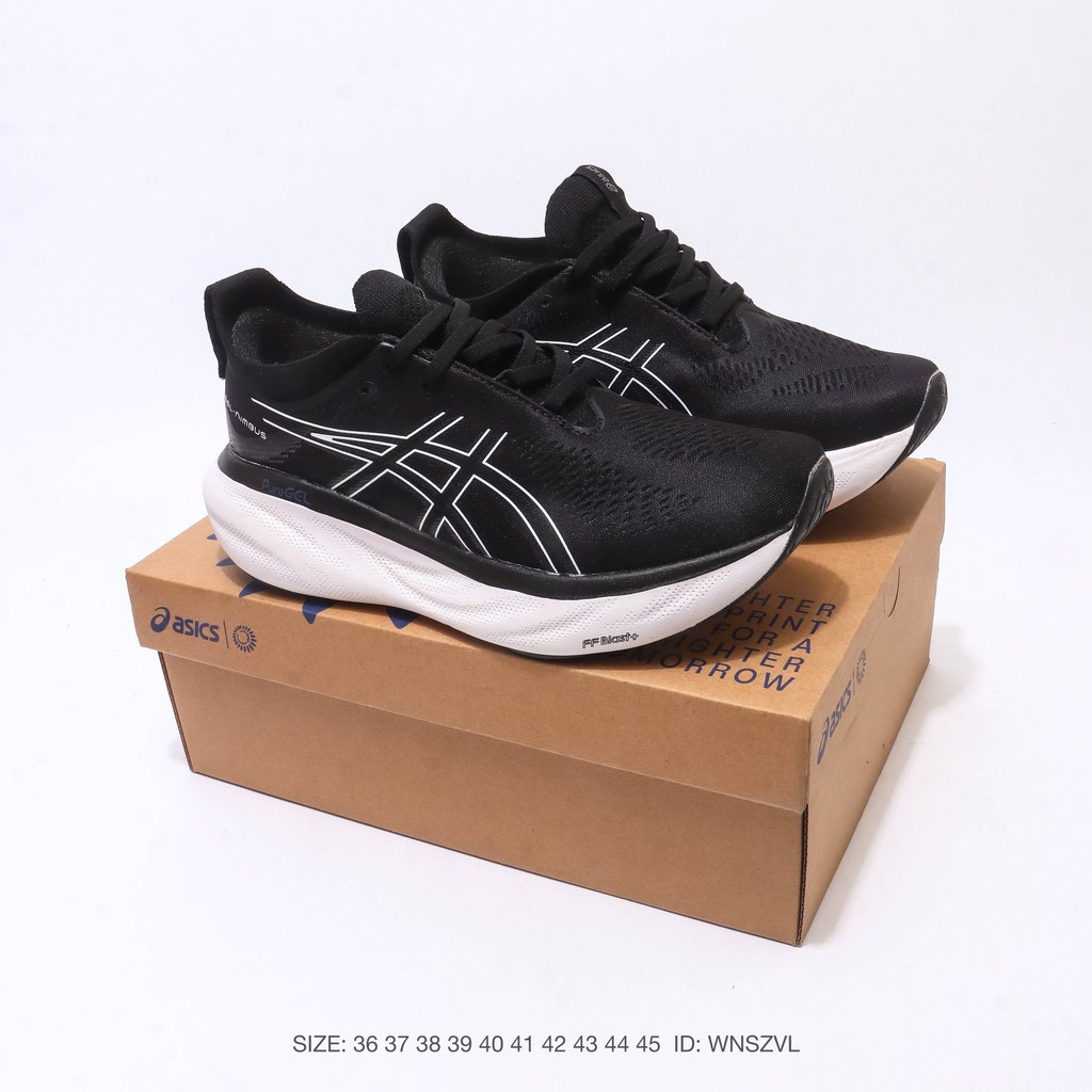 Asics Gel Nimbus 25 Cushioning Running Shoes Full Palm FF BLAST Marathon Training Breathable Anti-sl
