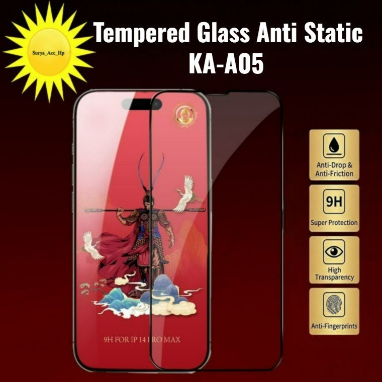 กระจกนิรภัย KA-A05 Anti Static Monkey King สําหรับ Infinix Smart 10/10 HD/10 Plus/3 Plus/4/5/6 NFC/6