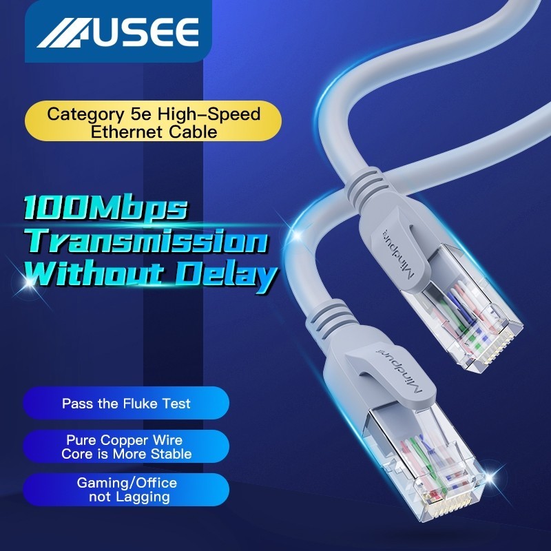 USEE สายแลน NW10 ขนาด[1M/2M/3M/5M/10M/15M/20M] สายแลนคุณภาพสูงสำเร็จรูป