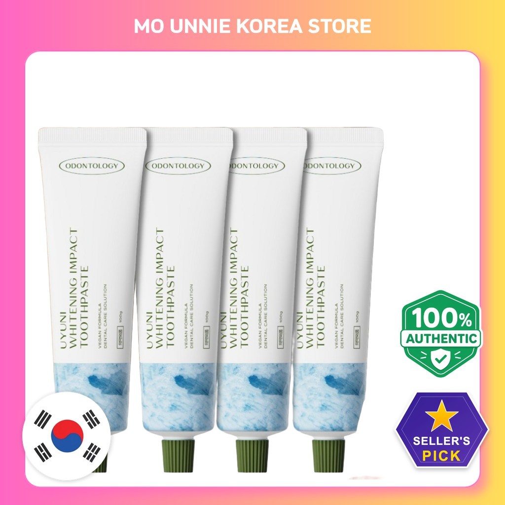 [BEST] [odontology] ยาสีฟัน Uyuni Whitening Impact, 100g, 4pcs / ยาสีฟันเกาหลี / สูตรไวท์เทนนิ่ง by 