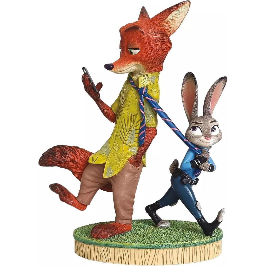 Enesco Disney Showcase Zootopia Nick and Judy หุ่นยืน Pose 8.07   EL3W