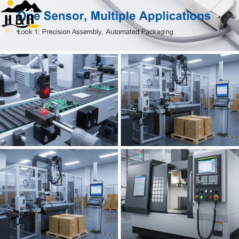 H&B ประสิทธิภาพสูง 1 ชิ้น Air Pneumatic กระบอกแม่เหล็ก Reed Switch สําหรับการควบคุมอุตสาหกรรมขั้นสูง