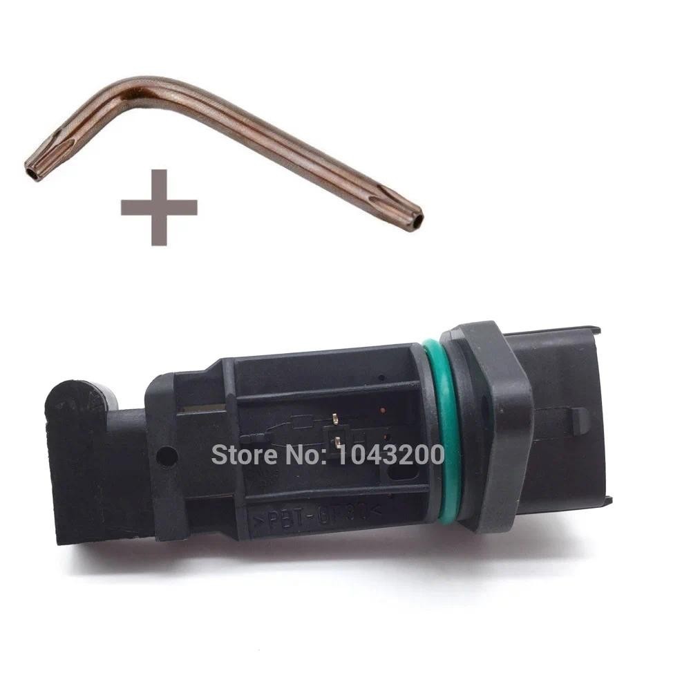 0281002207 Mass Air flow Meter Maf Sensor+ไขควงสําหรับ Nissan Primera Terrano 2.7 TDI 0281002208, 22