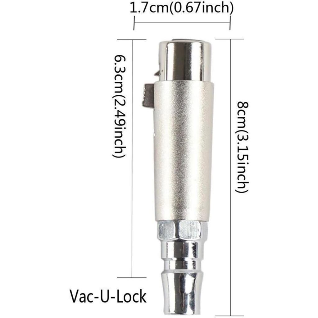 Vac-u-Lock สิ่งที่แนบมา 3XLR Connector อุปกรณ์เสริม Air Quick ConnectingDevice อะแดปเตอร์ Fit สําหรั