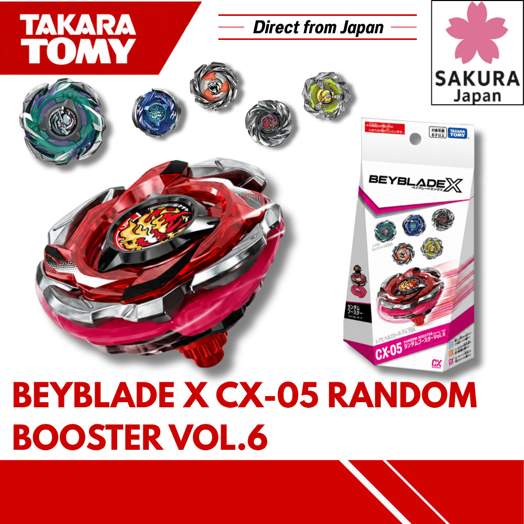 BEYBLADE X CX-05 Random Booster Vol.6