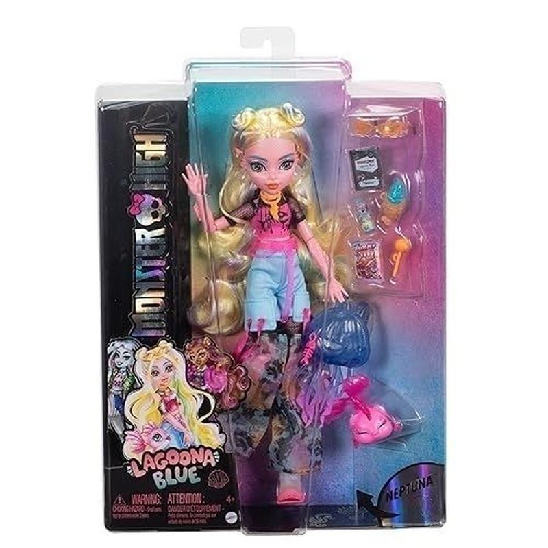 Monster High Monster High School Third Generation G3 สไตล์ใหม่ปลาตุ๊กตาสาวตุ๊กตาตุ๊กตาเคลื่อนย้ายได้