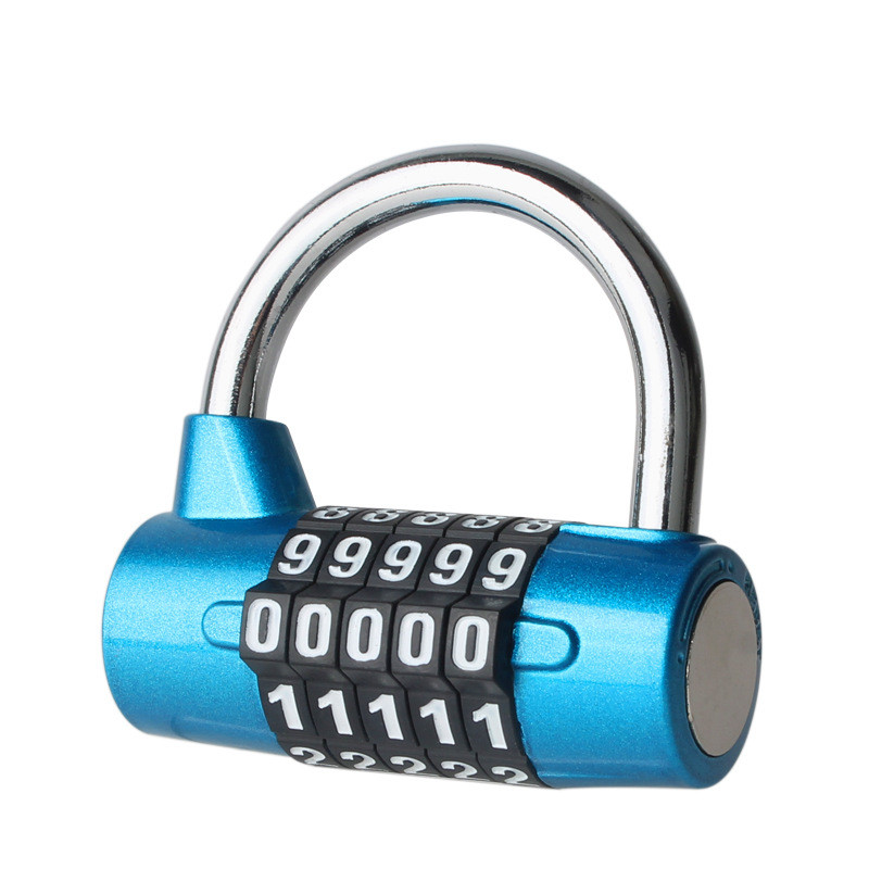 Gym password lock Large print LOGO Iron file cabinet locker door management password padlock