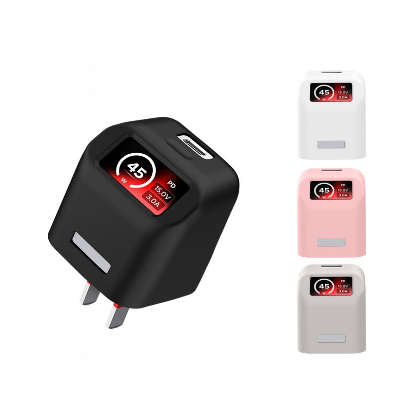 เคสซิลิโคนสําหรับ UGREEN 45W อะแดปเตอร์ชาร์จจอแสดงผลกันฝุ่นกันกระแทก Drop-Resistant Charger Cover Sleeve
