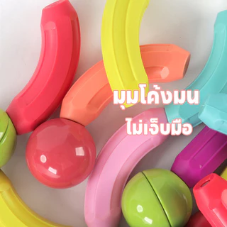 ตัวต่อแม่เหล็ก 3D บล็อคตัวต่อแม่เหล็ก เด็กแม่เหล็กเบสบอลบล็อก เกมสมอง DIY ของเล่นเสริมพัฒนาการเด็ก ของเล่นเด็ก 1-3ขวบ