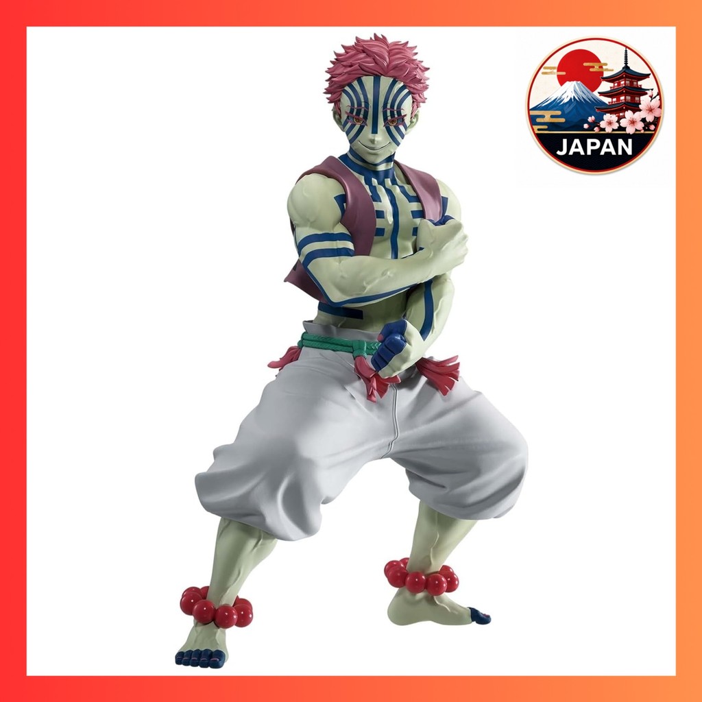 ［Directly from Japan］Anime Demon Slayer: Kimetsu no Yaiba Grandista AKAZA Akuza Figure【Prime Japan】