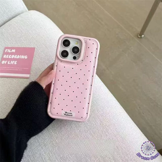 เคสรูใหญ่พองลม ลายจุด สไตล์น่ารัก ป้องกันกระแทก สำหรับIPhone 16 17 14 15 11 AIR 13 12 Pro Max 14 15 7 16 Plus