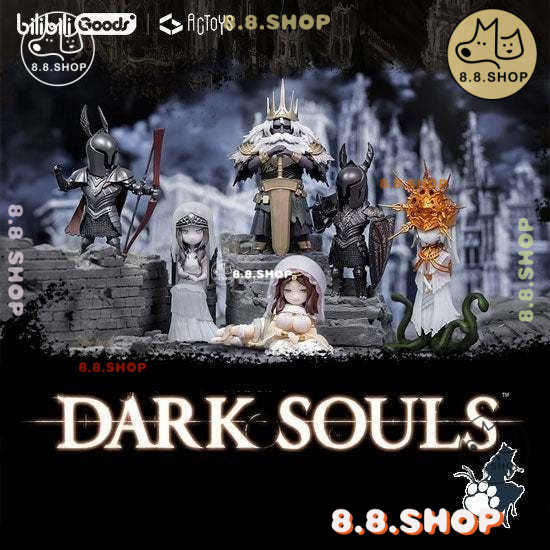 [ทั้งกล่อง 6 รายการ] ของแท้ ACTOYS Dark Souls Second Bullet Mystery Box Dark Knight Game Figure ✨8.8
