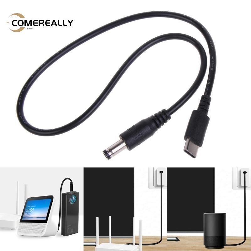 COME UsbC TypeC ถึง DC5 5x2 1 มม.9V 12V 15V 20V PD Trigger Power Cable Converter 3A