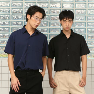 ใหม่ HND% เสื้อเชิ้ตแขนสั้น ผ้าเย็นเบาใส่สบายAIR-TECH รุ่น HAWAII SHIRTเสื้อฮาวาย ทรงหลวม โอเวอร์ไซซ์ เสื้อเชิ้ตผู้ชาย