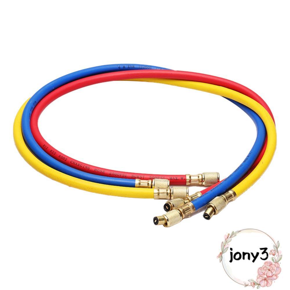 JONY Manifold Gauge ชุด, Alloy Vacuum Gauge AC Manifold Gauge ชุด, Professional Quick Coupler 3 สีท่