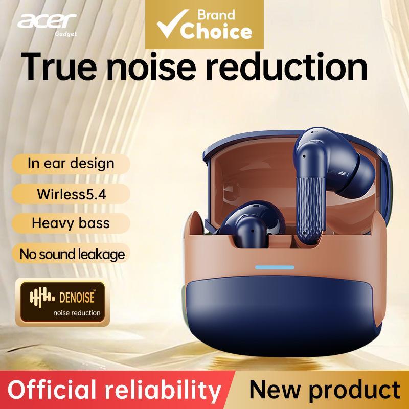 Acer OHR-548 หูฟังหูฟังไร้สายหูฟังชนิดใส่ในหู 24H Long Playback BT5.4 45 Comfort Fit เกม/โหมดเพลง HD