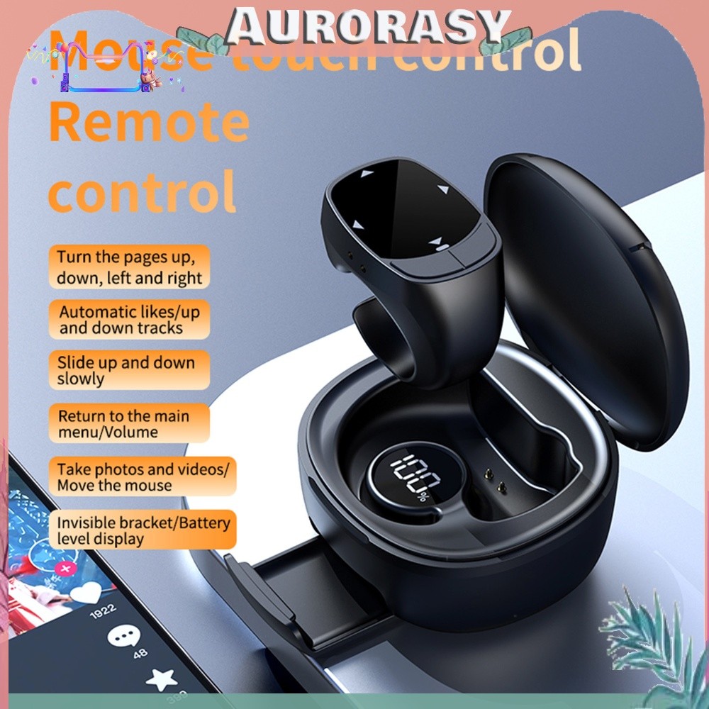 [AURORASY]Page Turner Clicker BT Camera Video Recording Remote Touch Screen Page Turner