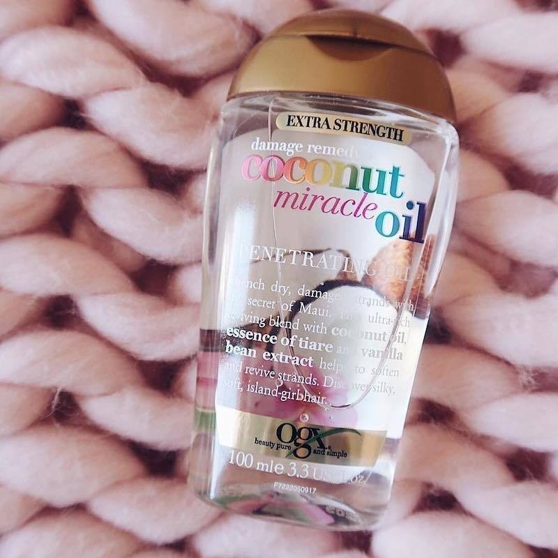 อเมริกัน OGX Moroccan Strengthening Coconut Hair Care Essential Oil Hair Oil Softening Rinse-Free Re