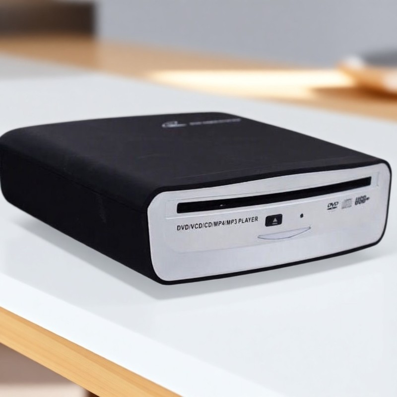 รถภายนอก CD หัวรถจักรแบบพกพา DVD Disc Player ภายนอก
