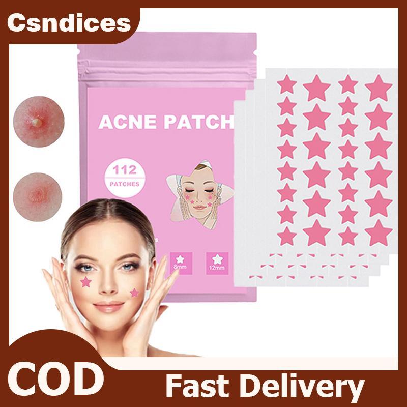 Csndices 112 ชิ้น/เซ็ตสิว Patch สิวที่มีสีสันที่มองไม่เห็น Skin Care Stiers คอนซีลเลอร์ Face Spot Be