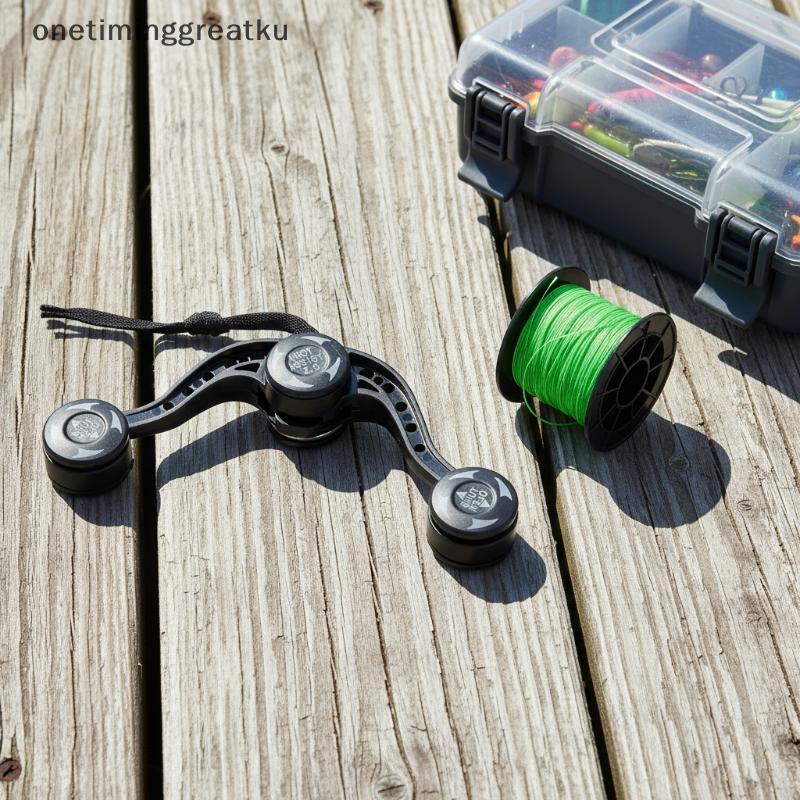 Otku Fishing Knotted FG Bobbin Winder Assist Tool Simple Fast Knotting สําหรับทุกสายประเภทกลางแจ้งใช