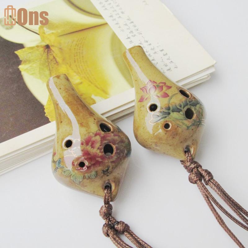 Ons 6 Hole Small Ocarina Flute - เครื่องมือเริ่มต้น - จี้เซรามิกที่