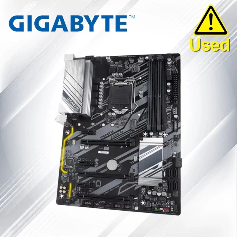 Gigabyte Z390-D เมนบอร์ด Intel 390 LGA1151 4xDDR4 ATX M.2 HDMI Core i7/i9/i5