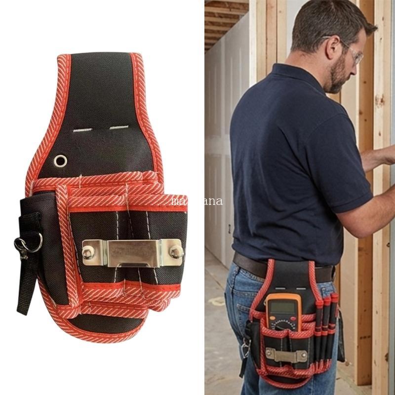 MAI Tool Organizer กระเป๋าคลิปโลหะด้านหน้าด้านข้าง Loop Design เครื่องมือเอว Pack