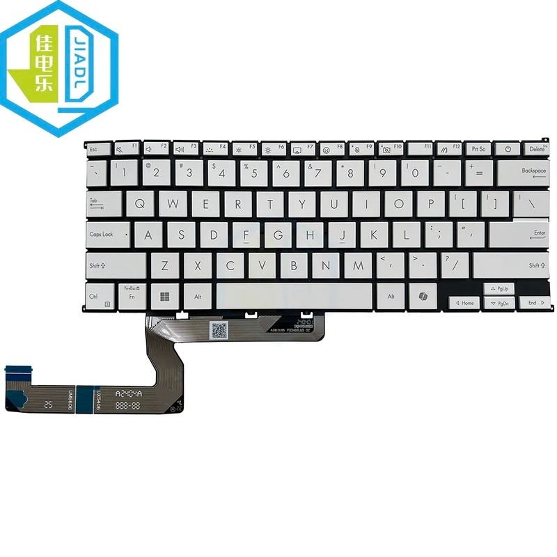 ใหม่US RU Backlitคีย์บอร์ดสําหรับASUS Zenbook UX5406 UM5606 UX5406SA UM5606WA Backlightพร้อมAIรุ่นคี