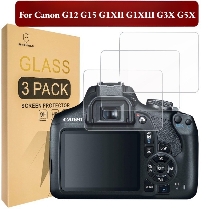  9H สําหรับ Canon C50 G1 X II G1 X III G3 X G5 X II G5 X G7 X Mark II G7 X ป้องกันหน้าจอ Clear Ultr