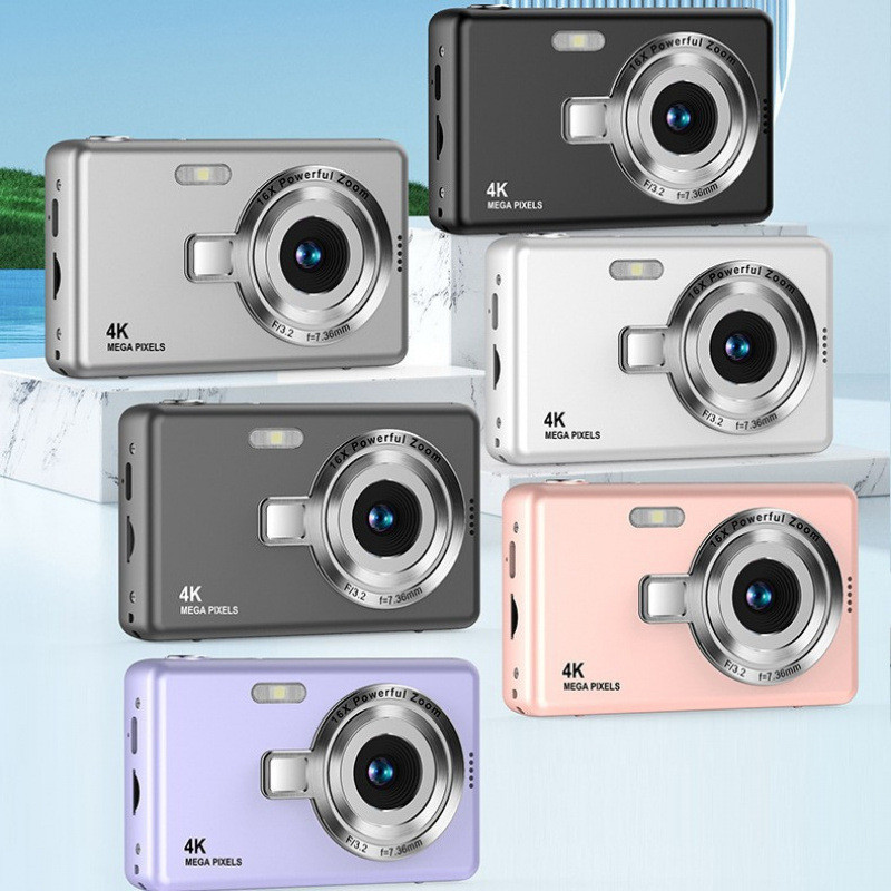 Ccd HD 4K Pixel Digital Camera Student Entry Mini Card Machine Home Shooting Camera