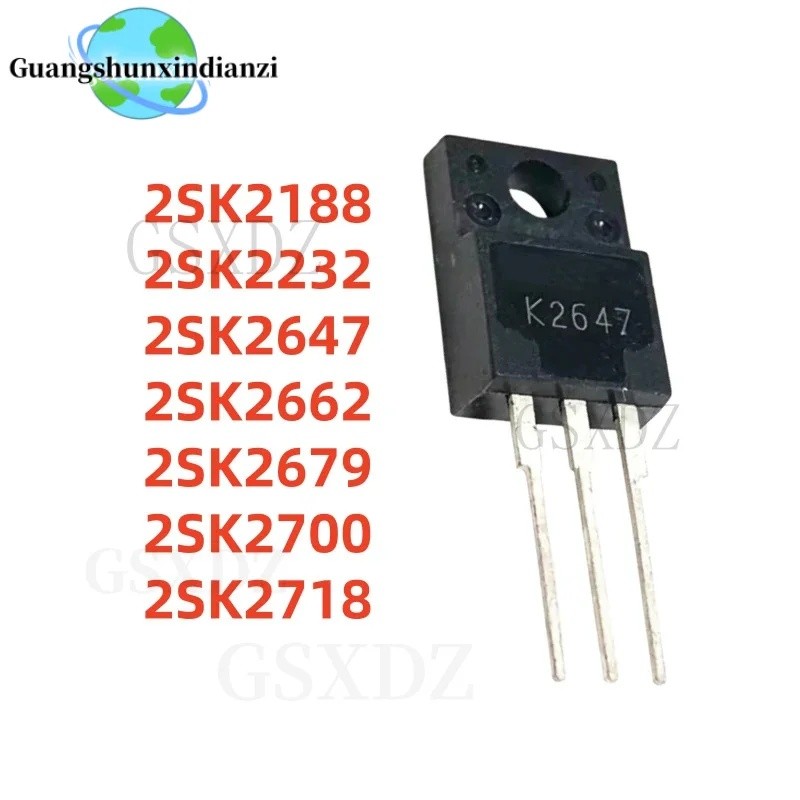 1-5PCS 2SK2188 2SK2232 2SK2647 2SK2662 2SK2679 2SK2700 2SK2718 TO-220F K2188 K2232 K2647 K2662 K2679