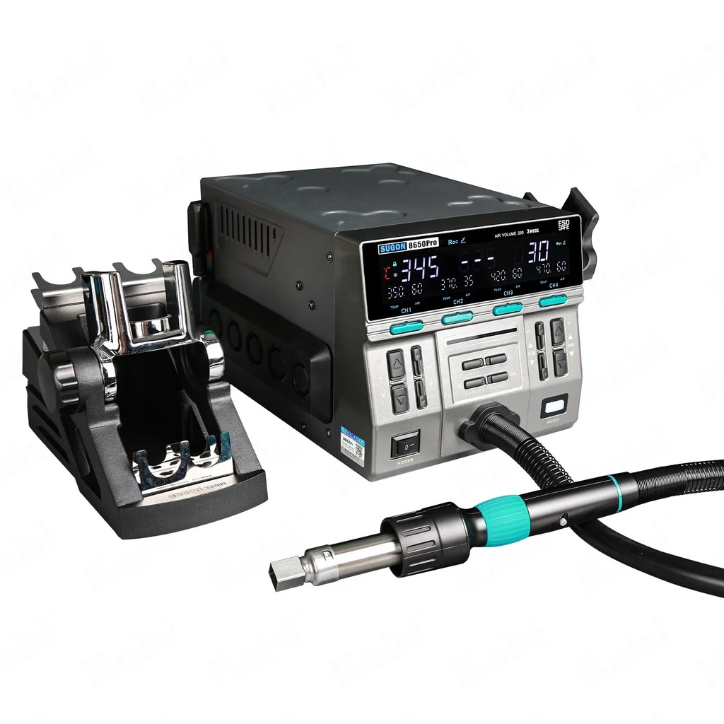 FZ6M Sugon 8650pro Curve Edition 1300W อัจฉริยะดิจิตอล Hot Air Gun BGA Desoldering Rework Station โท