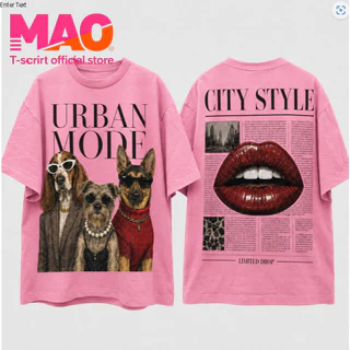 COD✅ (จัดส่งในกรุงเทพฯ)MAO Shop เสื้อยืดผ้าฝ้าย unisex นุ่ม ไม่มีตะเข็บด้านข้าง ตะแกรงหน้าและหลัง เสื้อหวานๆ เสื้อน่ารัก